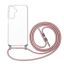 FIXED nyakba akasztaható átlátszó tok Samsung Galaxy A26 5G, rózsaszín
