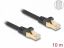 DeLock CAT6A S-FTP Patch Cable 10m Black