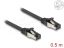 DeLock CAT8.1 Patch Cable 0,5m Black