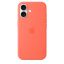 Apple iPhone 16 Silicone Case with MagSafe Tangerine (Seasonal)