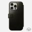 Nomad Leather Folio case for iPhone 16 Pro Green Chrome