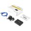 Startech 4-portos USB3.0 HUB Black