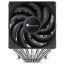 Processzor hűtő Jonsbo CR-3000 Dual torony, 2x120mm venti, Fekete