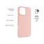 FIXED Story lágy gumi tok Apple iPhone 16 Pro Max-hoz, rózsaszín