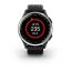 Garmin Approach S44 Silver Aluminum Bezel with Black Silicone Band