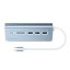 Satechi Aluminium Type-C USB Hub (3x USB 3.0,MicroSD) - Blue