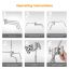 K&F Concept C-Stand állvány, 149cm-330cm, 20kg teherbírás, rozsdamentes acél