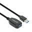 Manhattan USB 3.2 Type-A Active Extension Cable 5m Black
