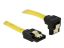 DeLock SATA 3 Gb/s Cable straight to downwards angled 10cm Yellow