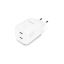 Dicota 2-port GaN Wall Charger (100W) White