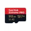 Sandisk 512GB microSDXC Class 10 U3 V30 A2 Extreme Pro + adapterrel
