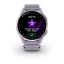 Garmin Approach J1 Silver Aluminum Bezel with Lilac ComfortFit Fabric Band