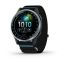 Garmin Approach J1 Cloud Blue Aluminum Bezel with Black/Azure ComfortFit Fabric Band