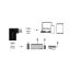 Logilink USB 3.2 Gen1 Type-C adapter C/M to USB-A/F 90° angled Black
