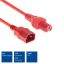 ACT Powercord C14 - C15 3m Red