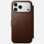 Nomad Modern Leather Folio for iPhone 17 Pro Max Brown