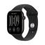 Apple Watch S12 Cellular 46mm Black Aluminium Case with Black Sport Band - S/M