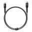 Next One Braided USB-C to USB-C Cable Space Gray