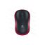 Logitech M185 vezeték nélküli optikai egér piros