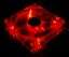 Akyga AW-12A-BR System Fan 12cm Red LED oem