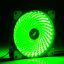 Akyga AW-12E-BG System Fan 12cm Green LED