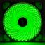 Akyga AW-12E-BG System Fan 12cm Green LED