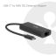 Club3D USB‑C to RJ45 10G Ethernet Black