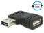 DeLock Adapter EASY-USB 2.0-A male > USB 2.0-A female angled left / right