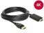 DeLock Displayport 1.2 male > High Speed HDMI-A male passive 4K 5m Black Cable 