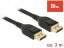 DeLock DisplayPort cable 8K 60 Hz 3m DP 8K certified Black