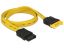 DeLock Extension cable SATA 6 Gb/s male > SATA female 50cm Yellow
