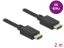 DeLock High Speed HDMI 48Gbps 8K 60Hz 2m cable Black