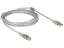 DeLock USB 2.0 Type-A male > USB 2.0 Type-B male 5m Transparent Cable