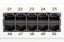 Digitus CAT 3 ISDN Patch Panel, unshielded, 50-port
