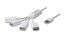 Digitus DA-70216 Slim Spider USB Hub 4-port White