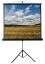 Funscreen Matt White Tripod 200x200cm Format 1:1 Fekete tokkal