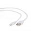 Gembird CC-USB2-AMLM-2M-W USB Lightning charging combo cable 2m White