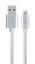 Gembird CCB-mUSB2B-AMLM-6-S USB2.0 - Lightning cable 1,8m Silver