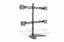 Digitus Quad Monitor Desk Stand/Clamp Mount, black