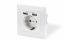 Digitus Safety Wall Outlet, 2x USB, USB output total:
