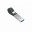 Sandisk 256GB USB3.0/Lightning iXpand Flash Drive Silver