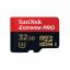 Sandisk 32GB microSDHC Extreme Pro A1 C10 V30 UHS-I adapter nélkül
