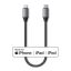 Satechi USB-C to Lightning Short Cable 25cm - Space Gray