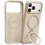 Torras Ostand Q3 Silicone case for iPhone 17 Pro Dessert Gold