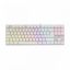 White Shark GK-2106W Commandos Red Switch Mechanical Gaming Keyboard White US