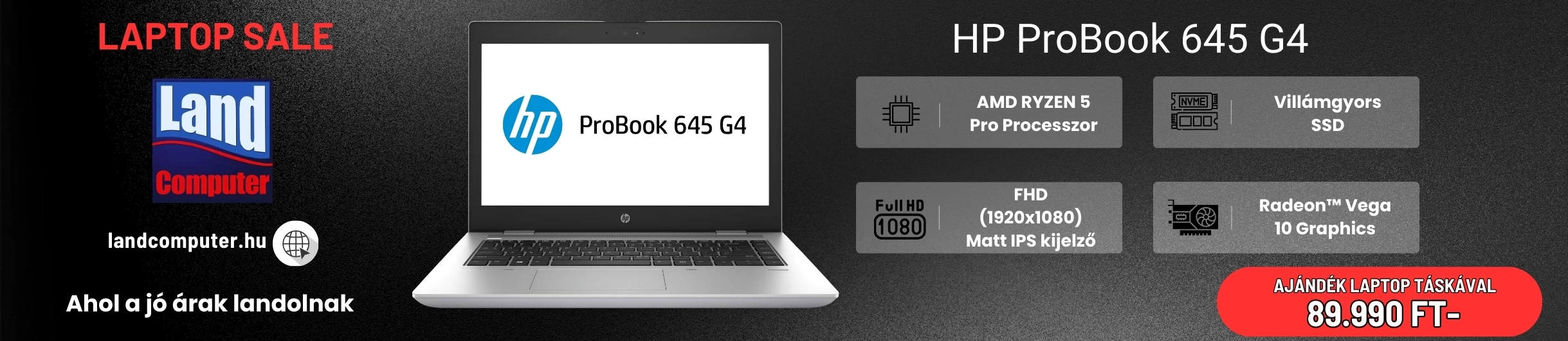 HP ProBook 645 G4 laptop